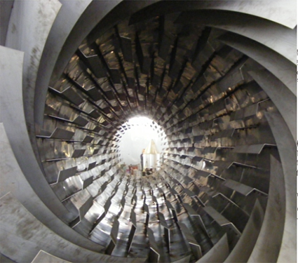 回轉圓筒干燥機內(nèi)部結構2 回轉圓筒干燥機內(nèi)部結構2